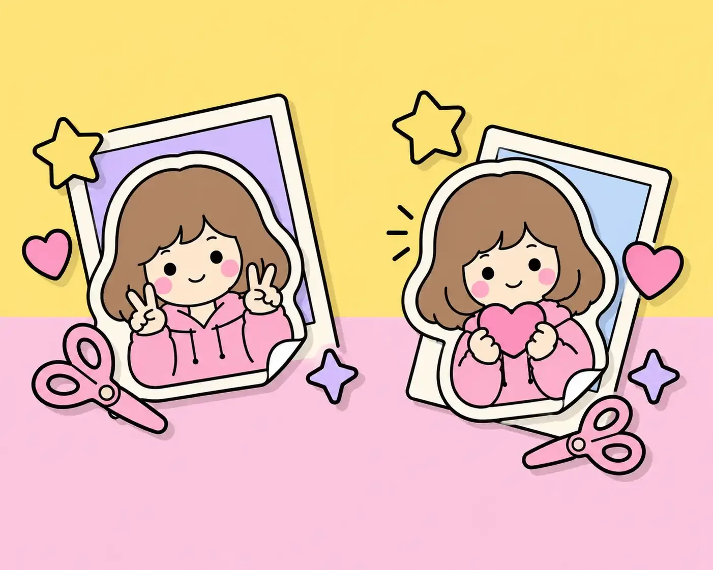 Sticker Maker – turn any photo into a cute die-cut sticker with a white outline and transparent background